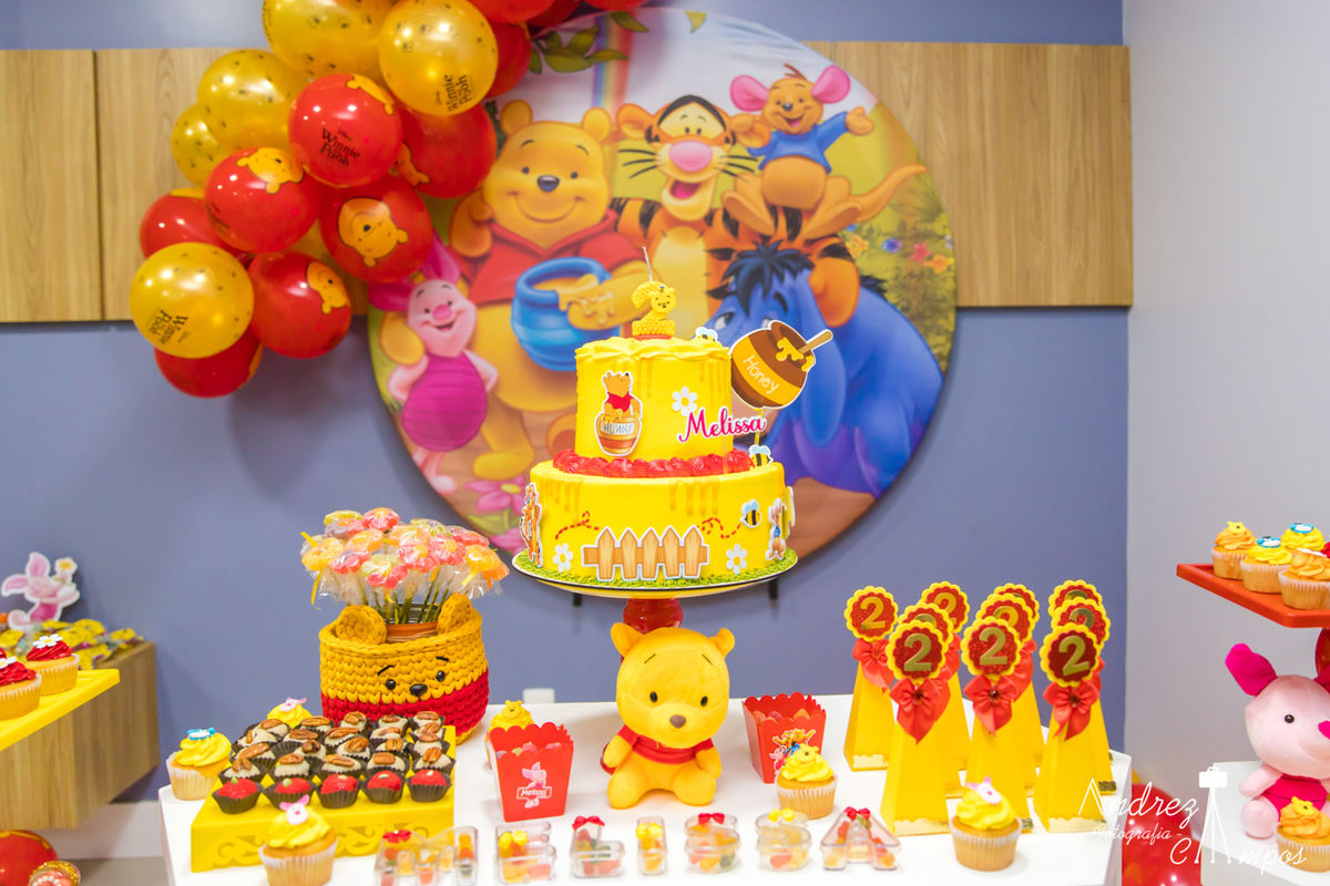 decoração ursinho pooh