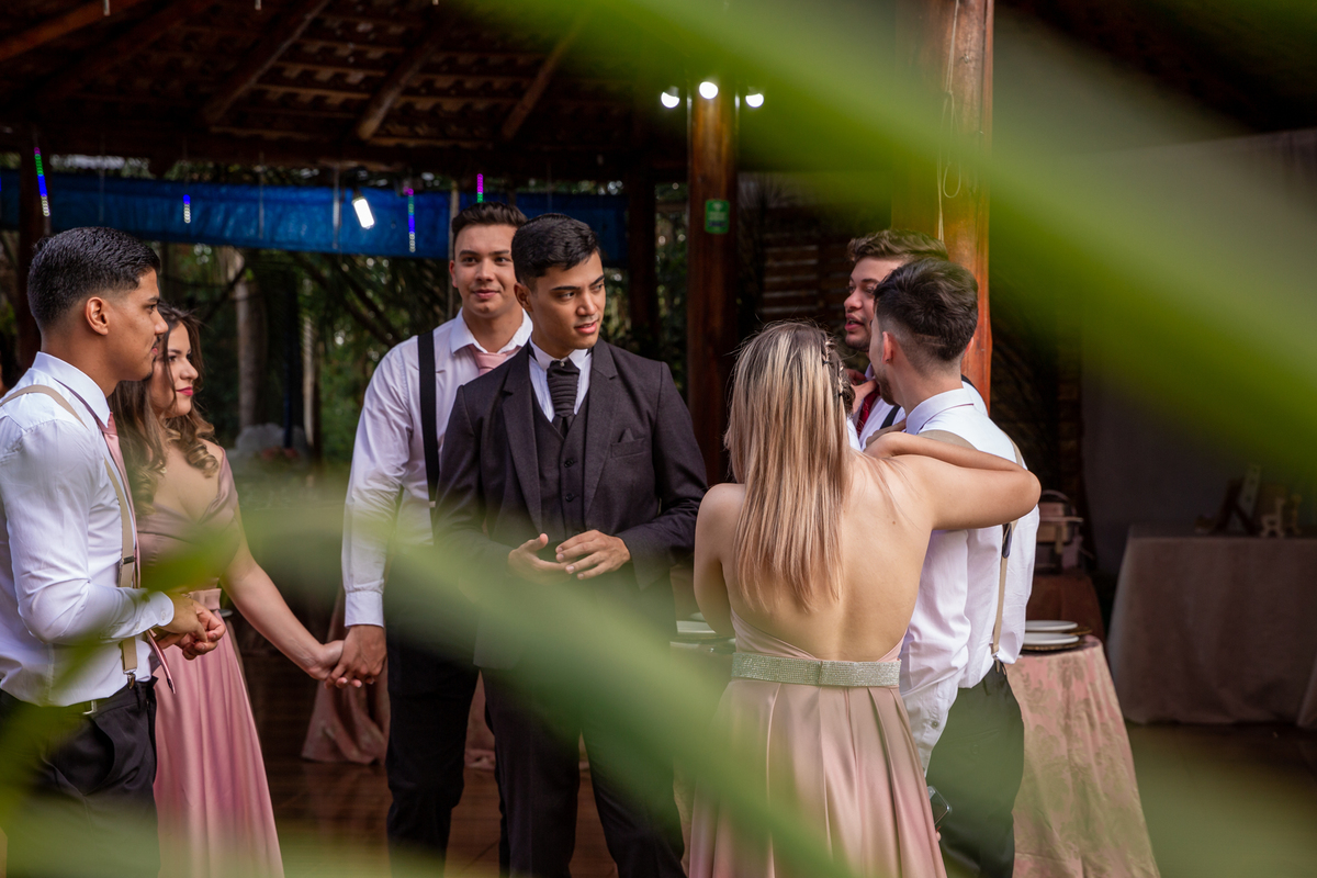 Convidados antes da cerimônia