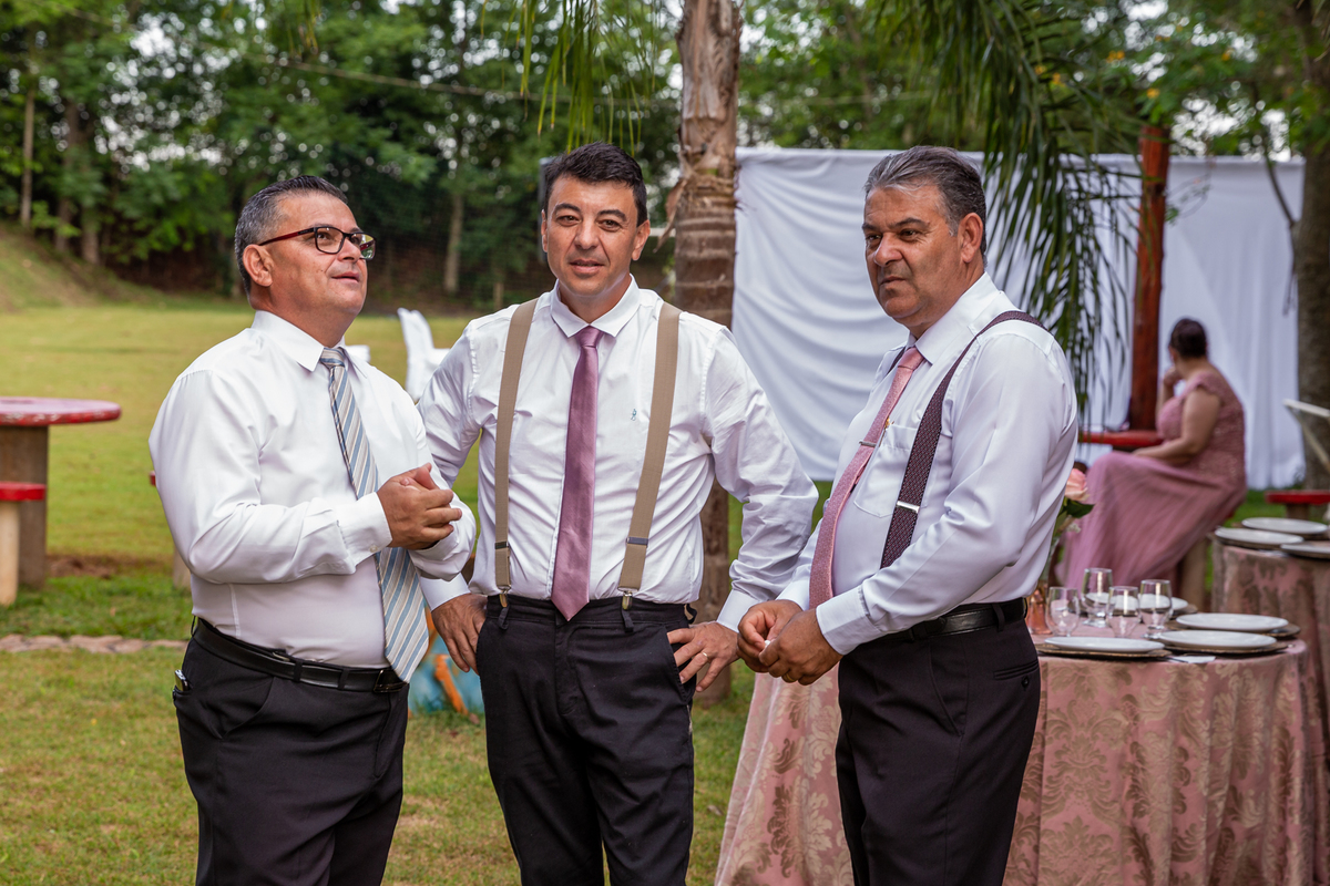Convidados antes da cerimônia