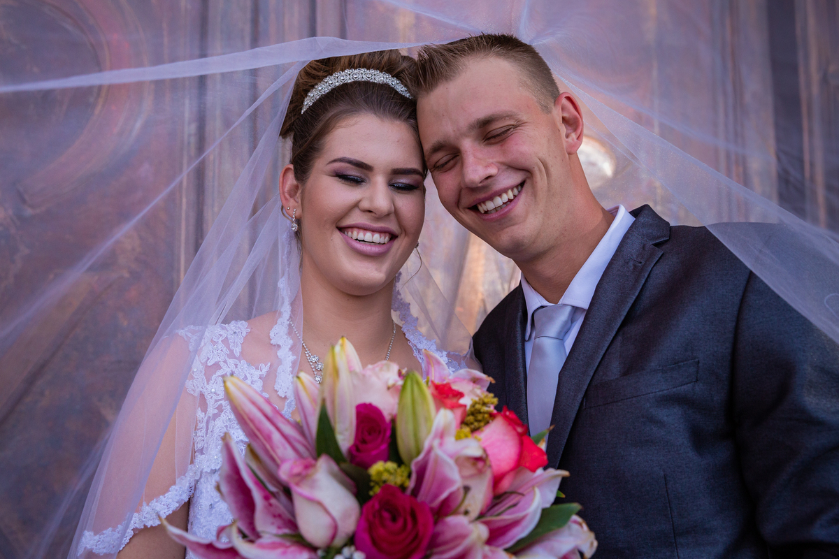 a felicidade do casal