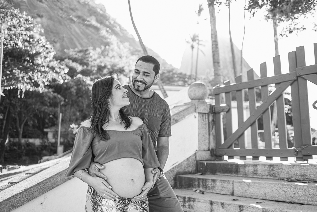 ensaio-externo-gestante-rj-praia-vermelha-urca-nascer-do-sol