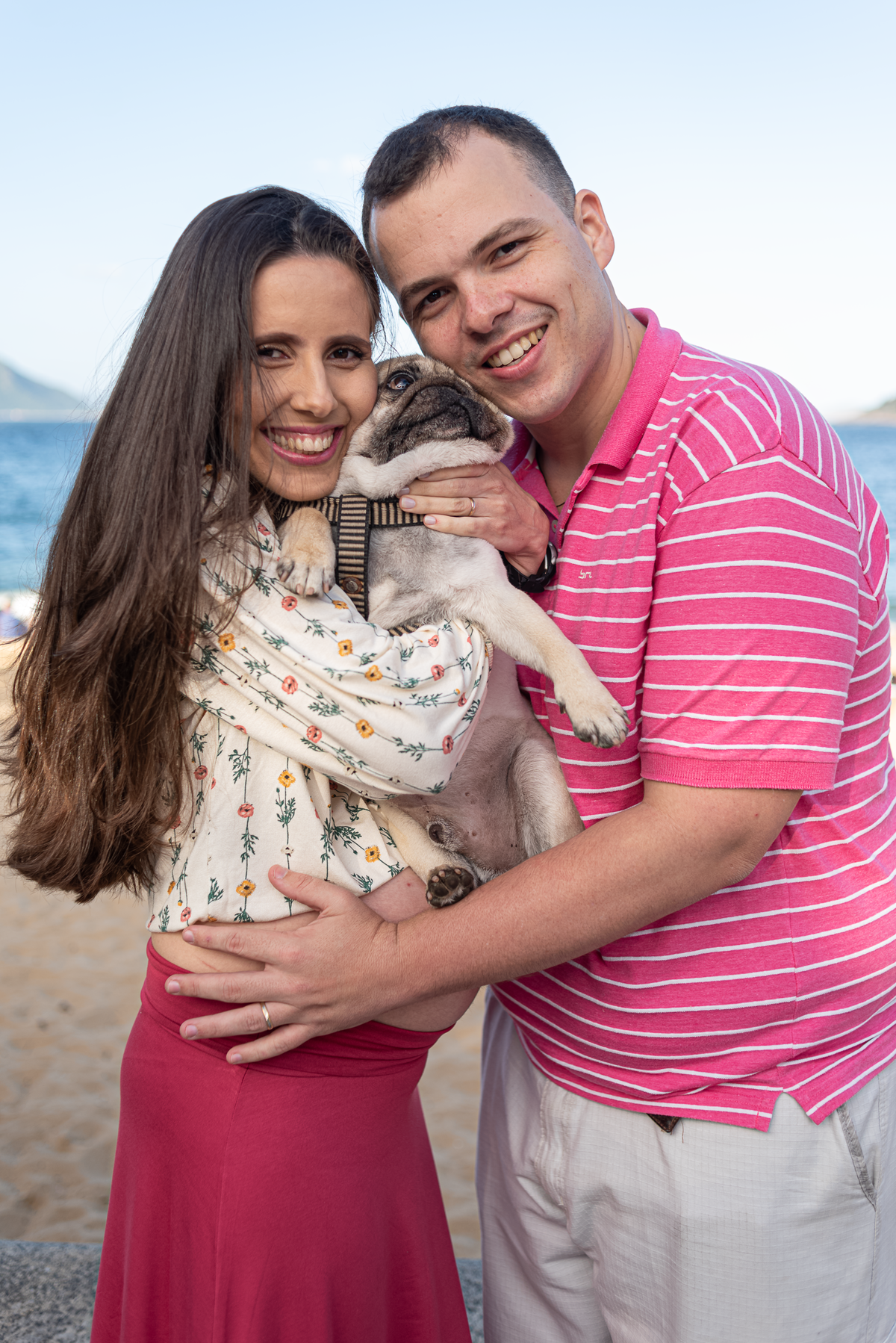 ensaio-externo-de-gestante-rj-praia-vermelha-mureta-da-urca-por-do-sol