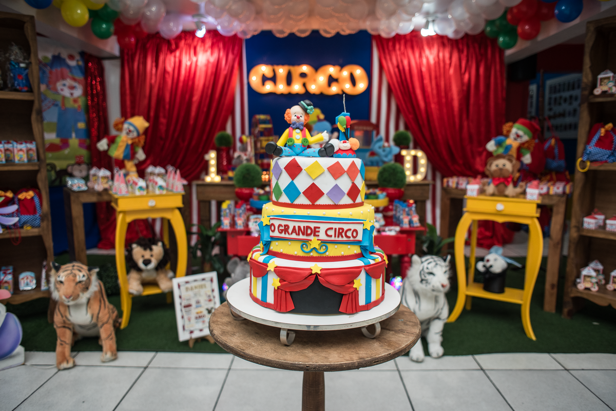 festa-infantil-rj-aniversario-menino-1-ano-tema-decoracao-circo