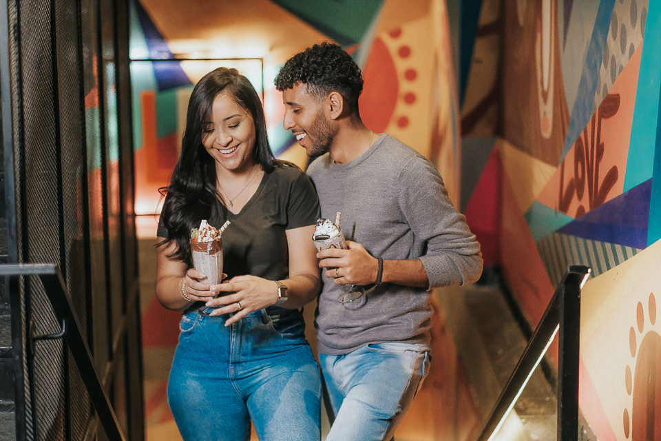 ENSAIO PRE WEDDING MILKSHAKE