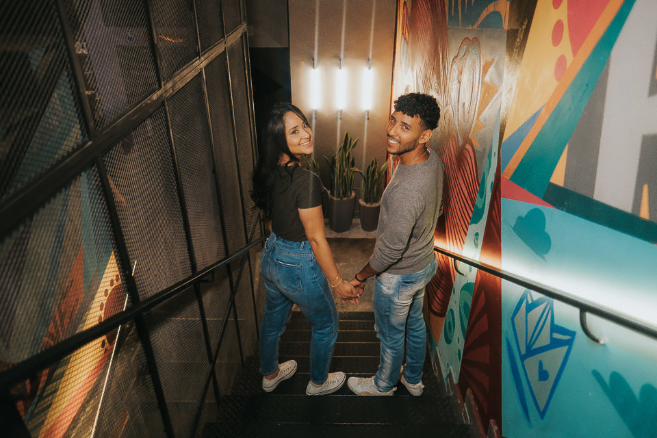 ENSAIO PRE WEDDING HAMBURGUERIA