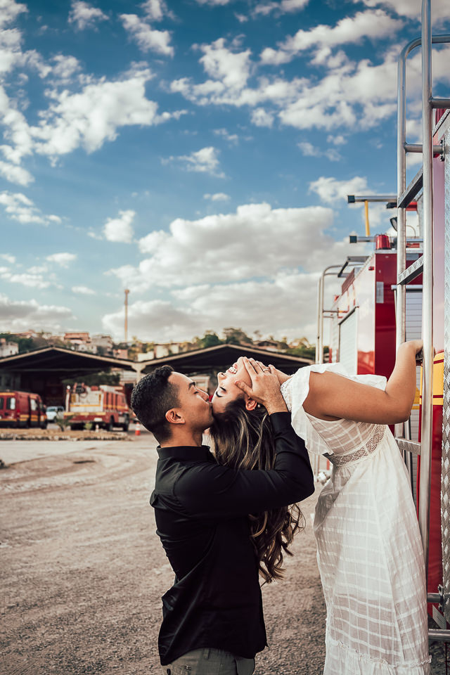 FOTOS ENSAIO PRE CASAMENTO BOMBEIROS BH