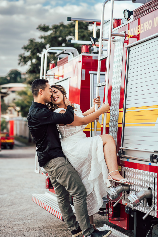 FOTOS ENSAIO PRE CASAMENTO BOMBEIROS BH