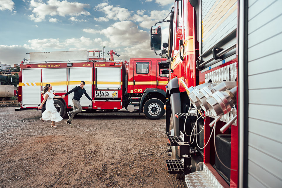 FOTOS ENSAIO PRE CASAMENTO BOMBEIROS