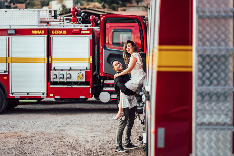 FOTOS ENSAIO PRE CASAMENTO BOMBEIROS