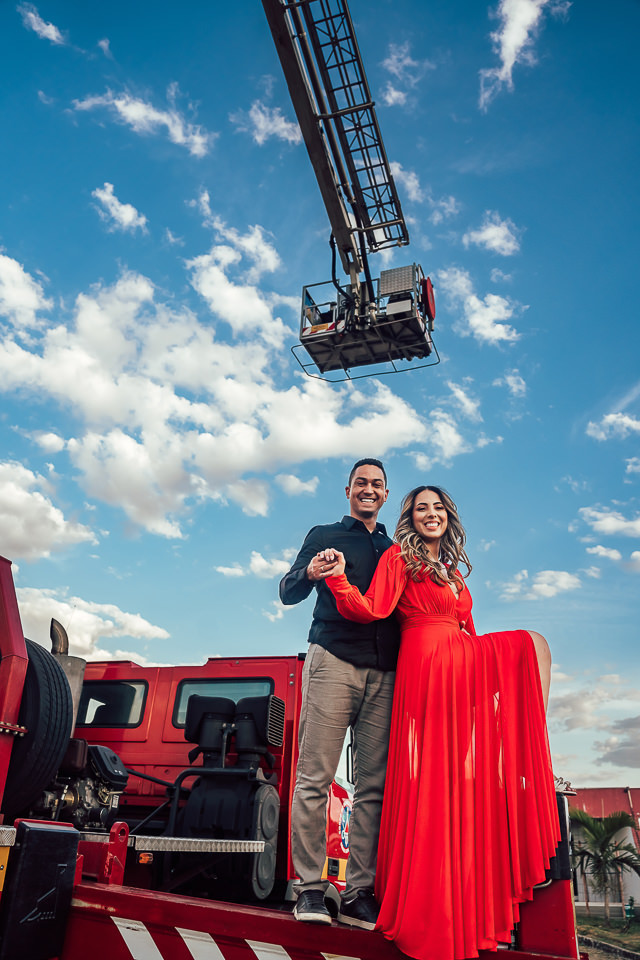 FOTOS  PRE CASAMENTO BOMBEIROS