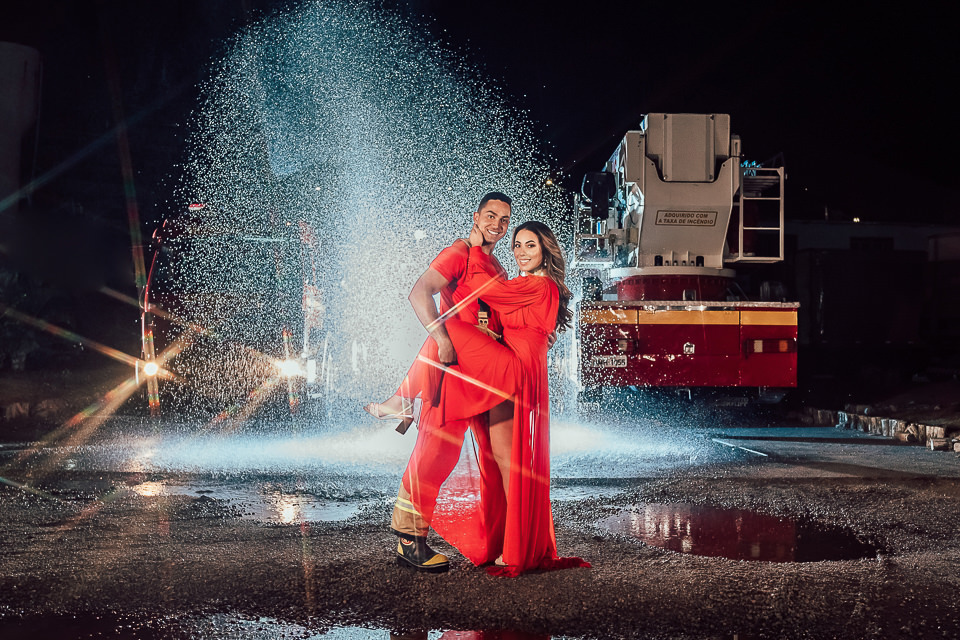 FOTOS  PRE CASAMENTO BOMBEIROS
