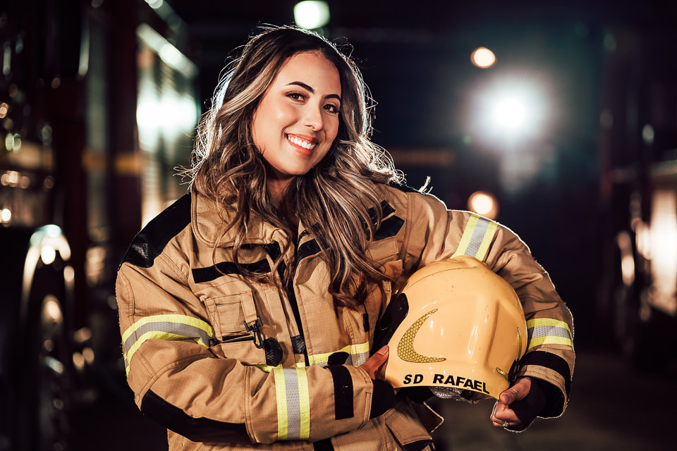 FOTOS ENSAIO PRE WEDDING BOMBEIRO NOITE 