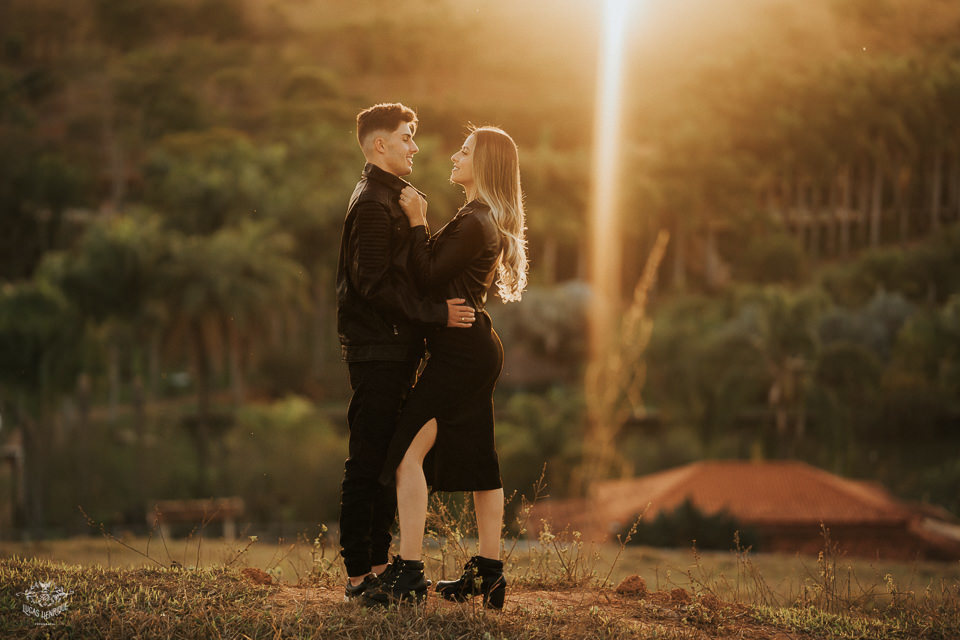 fotos ensaio pre wedding noivos de preto 