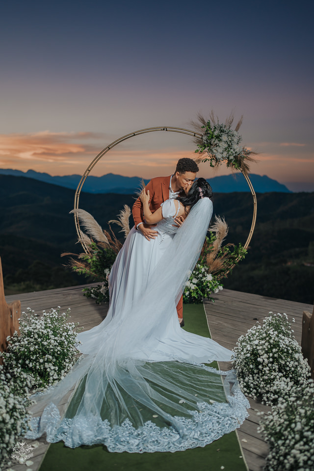 FOTOS CERIMONIA DE CASAMENTO POR DO SOL VILA RELICARIO 