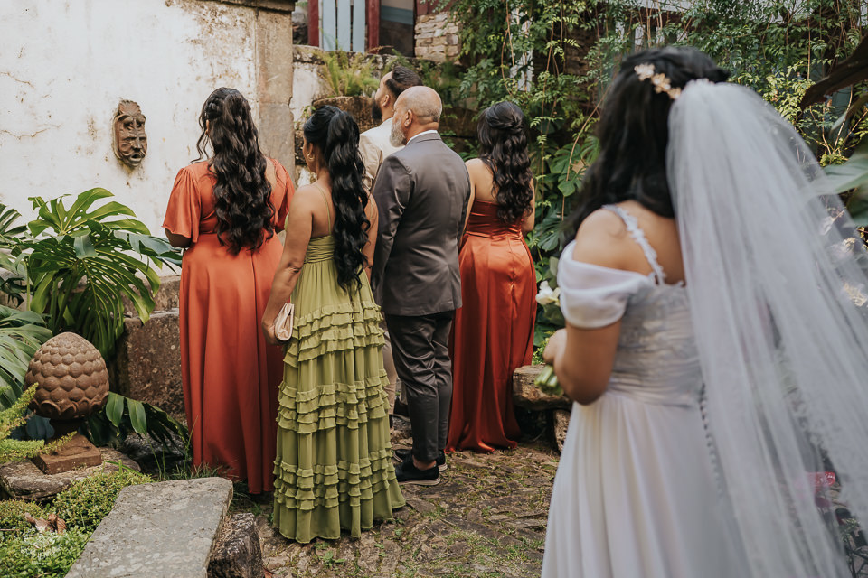 FOTOS FIRST LOOK MADRINHAS CASAMENTO