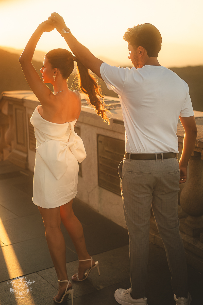 FOTOS PRE CASAMENTO CRISTO REDENTOR RJ - POR DO SOL