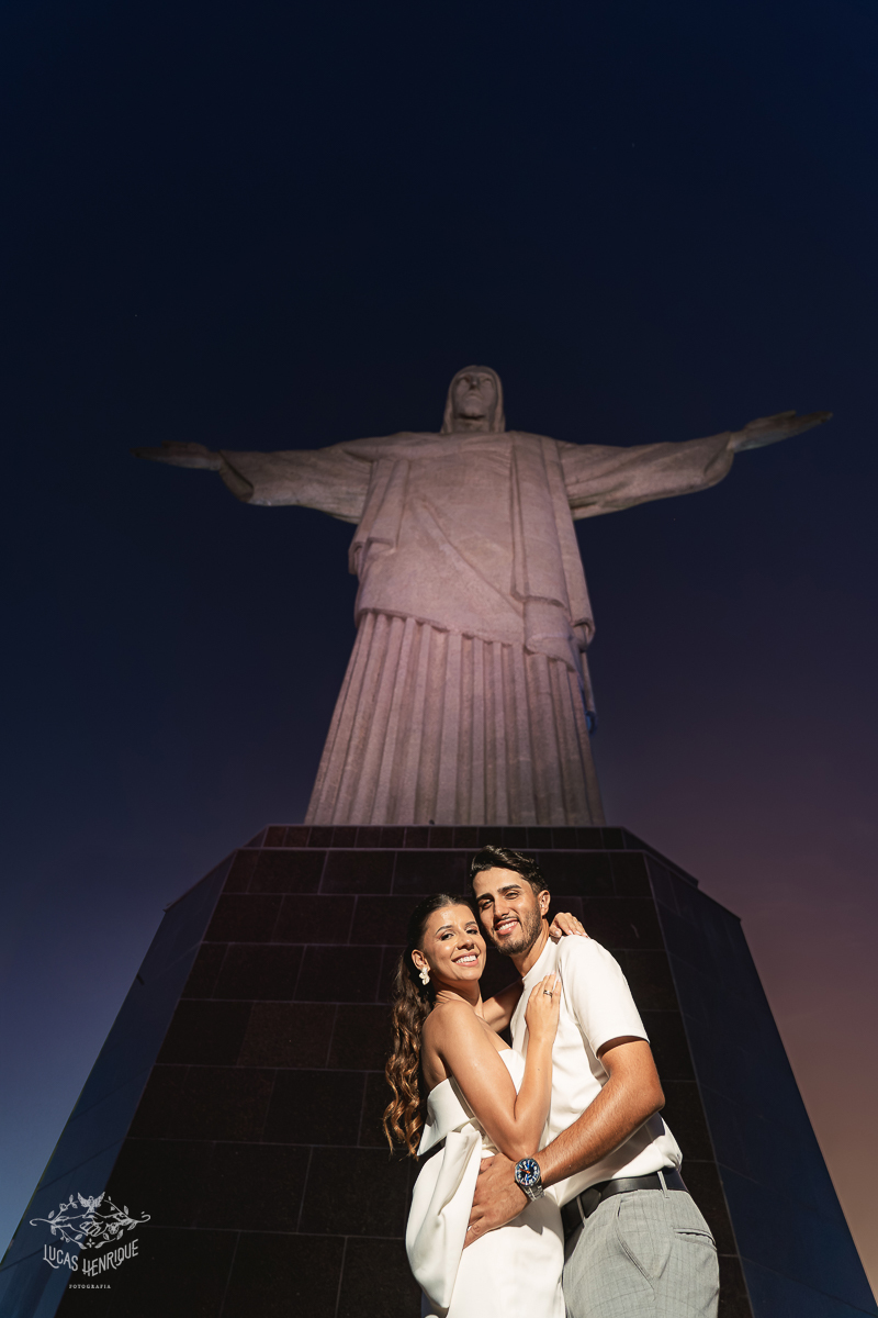 FOTOS PRE WEDDING CRISTO REDENTOR RJ - POR DO SOL