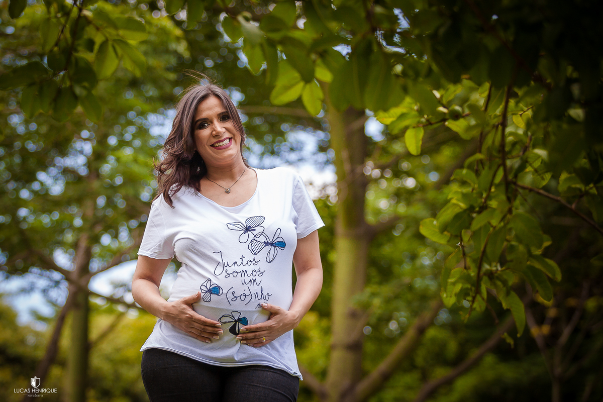 ensaio gestante do atletico e cruzeiro no parque das aguas