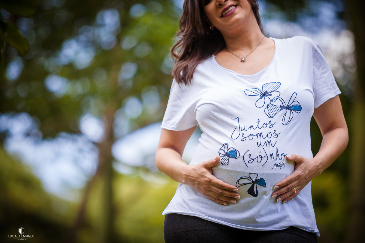 ensaio gestante do atletico e cruzeiro no parque das aguas