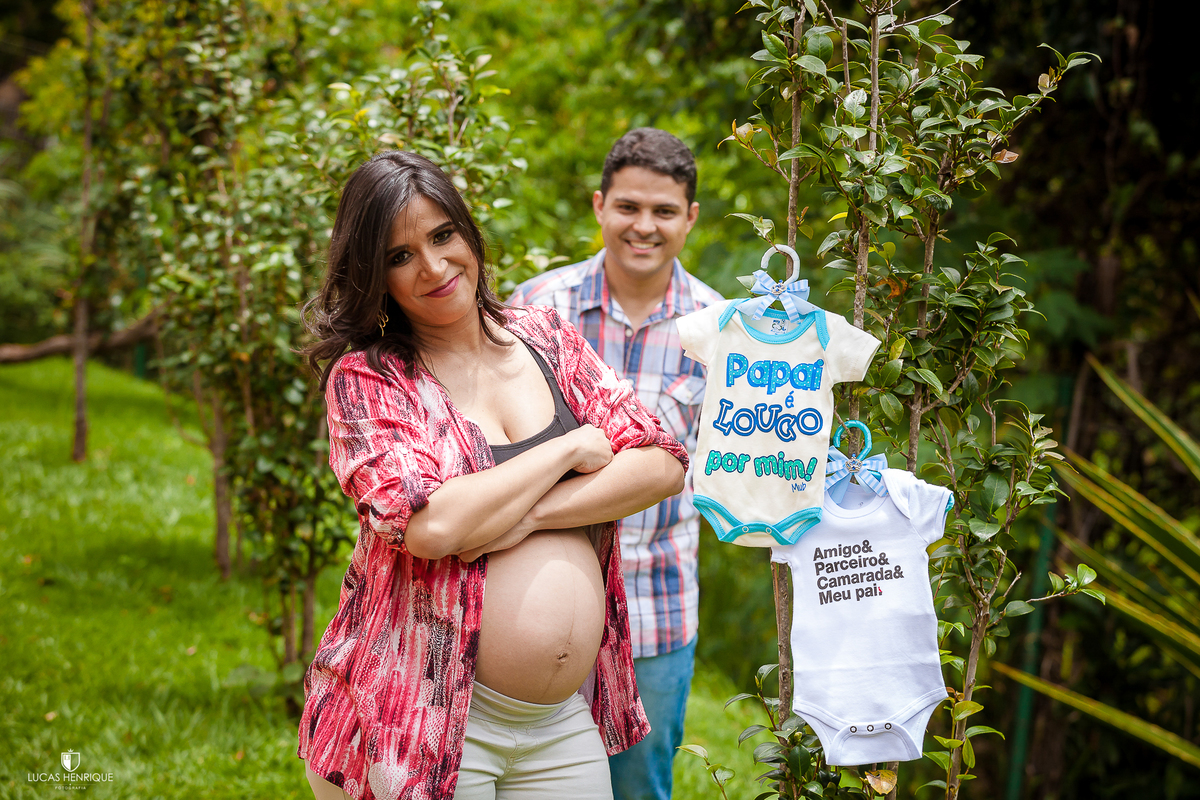 ensaio gestante do atletico e cruzeiro no parque das aguas