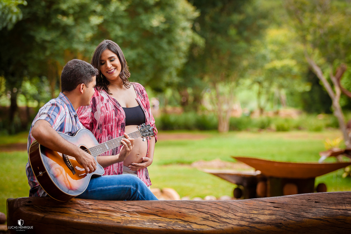 ensaio gestante do atletico e cruzeiro no parque das aguas