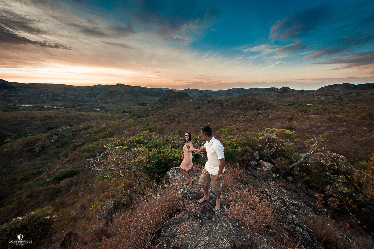 ensaio pré casamento no mirante biribiri em diamantina  - MG