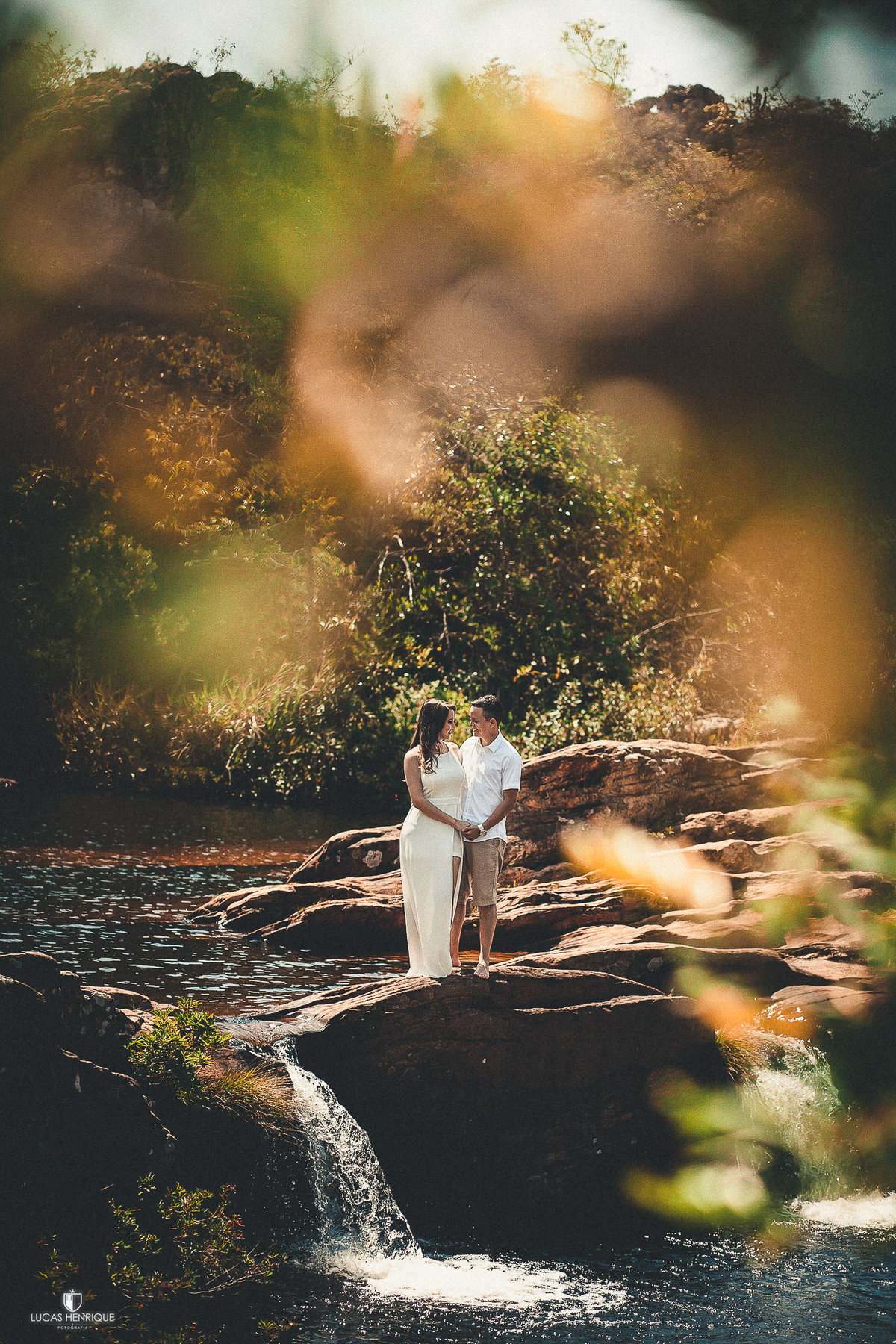 ensaio pré casamento na cachoeira do Sentinela em diamantina  - MG
