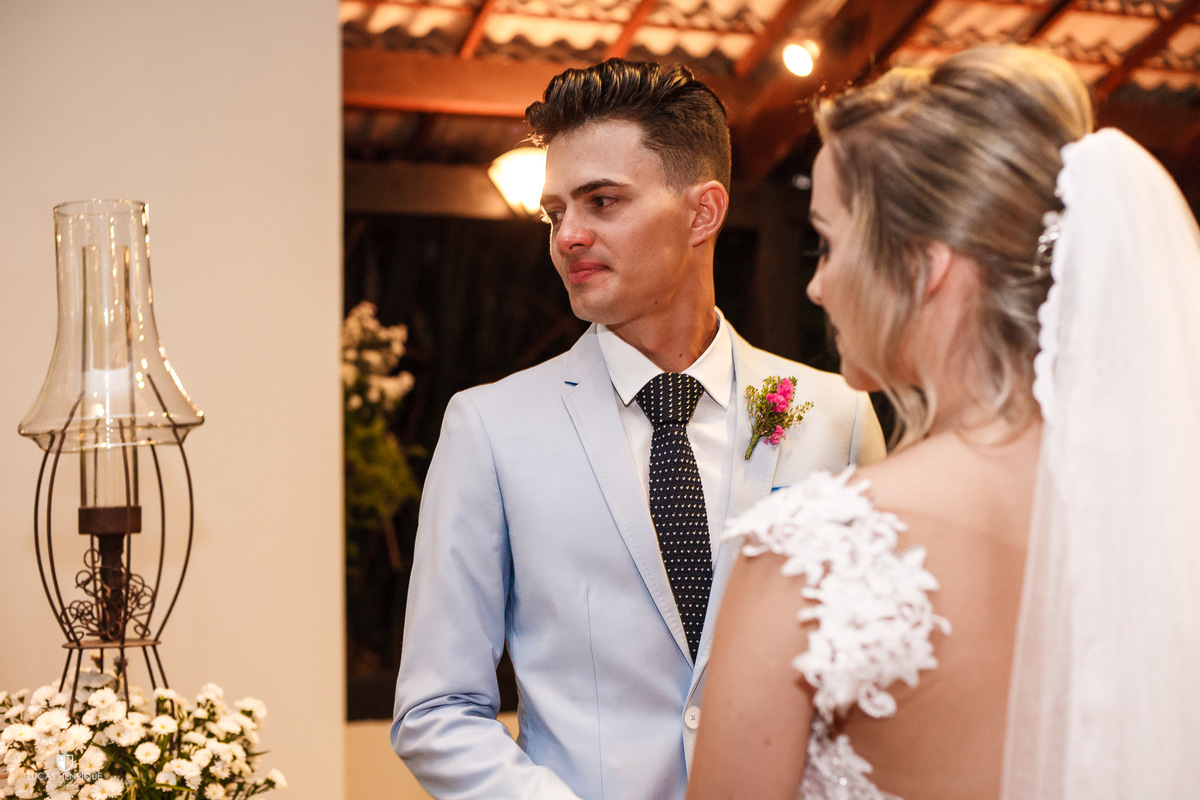 Casamento de dia em esmeraldas