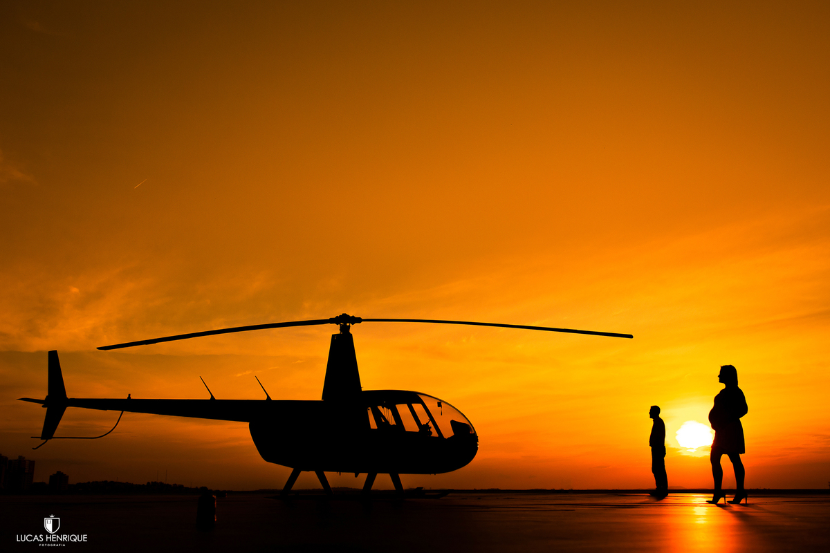 ensaio gestante com helicóptero jovemPam