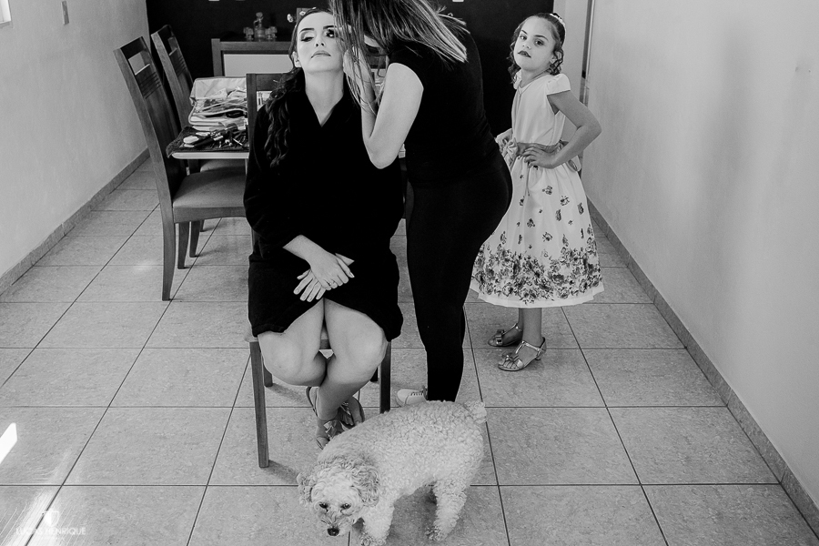 FOTOS MAKING OF DA NOIVA COM CACHORRO