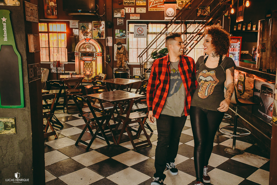 fotos pre wedding em pub