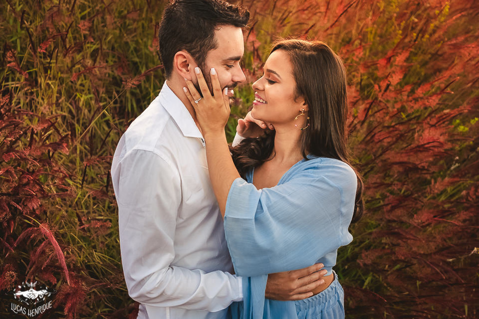 ENSAIO DE FOTOS PRE WEDDING COM VESTIDO AZUL