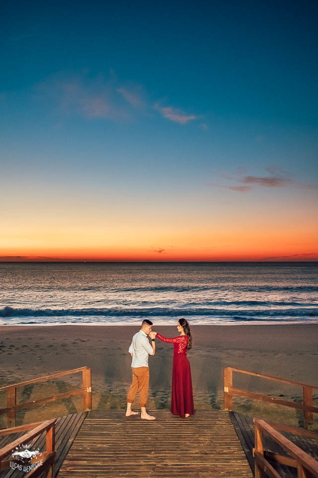 FOTOS ENSAIO PRE CASAMENTO NASCER DO SOL PRAIA