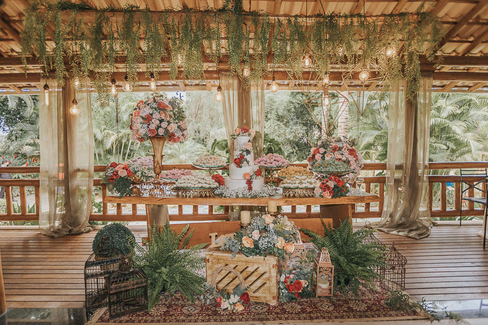 Decoração de casamento sitio paraiso da mata 