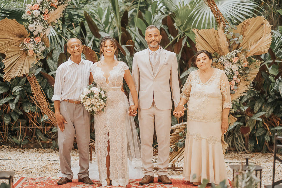 cerimonia de casamento de dia sitio paraiso da mata