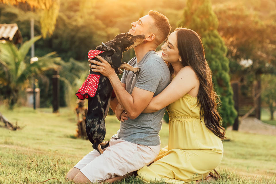 FOTOS ENSAIO  PRE WEDDING
 COM CACHORRO