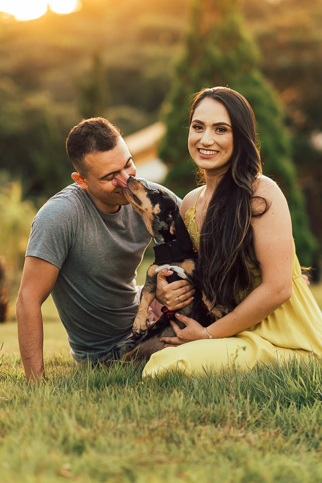 FOTOS ENSAIO  PRE WEDDING
 COM CACHORRO