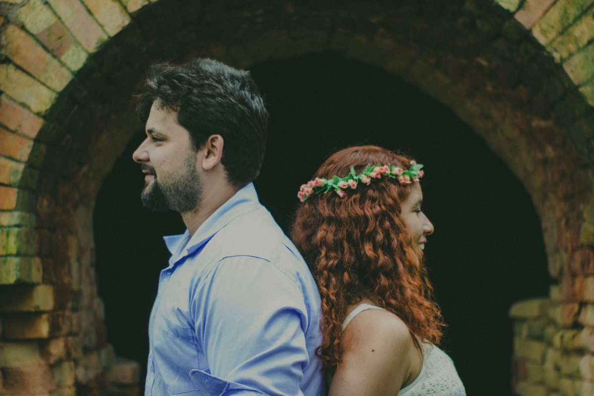 De costas - Ensaio Pre Wedding em Gravatá