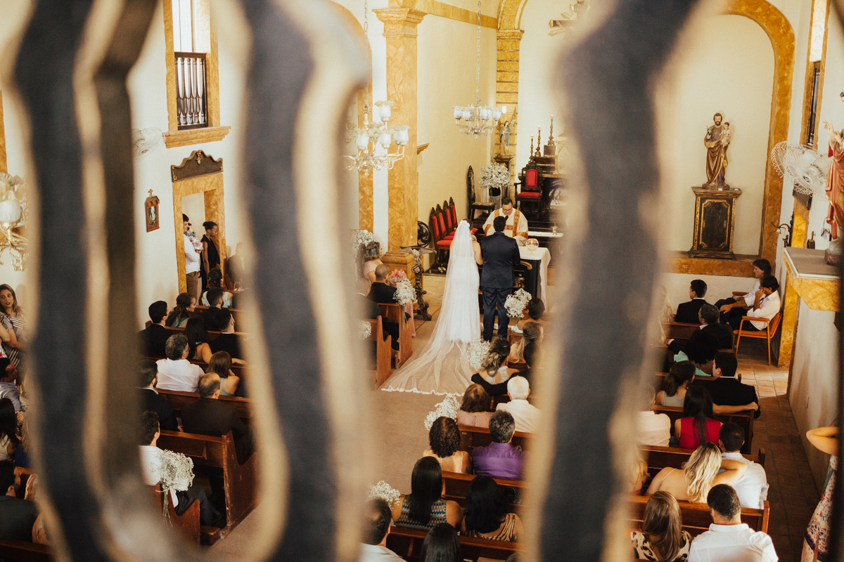 Igreja vista de um ângulo diferente