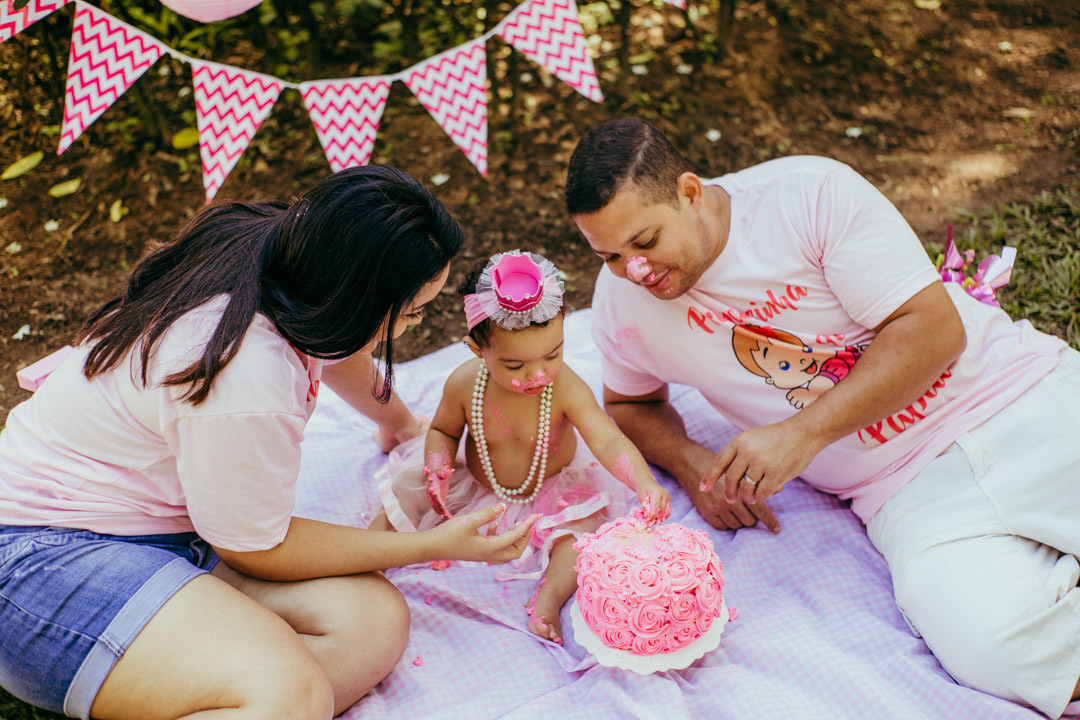 famíla no smash the cake