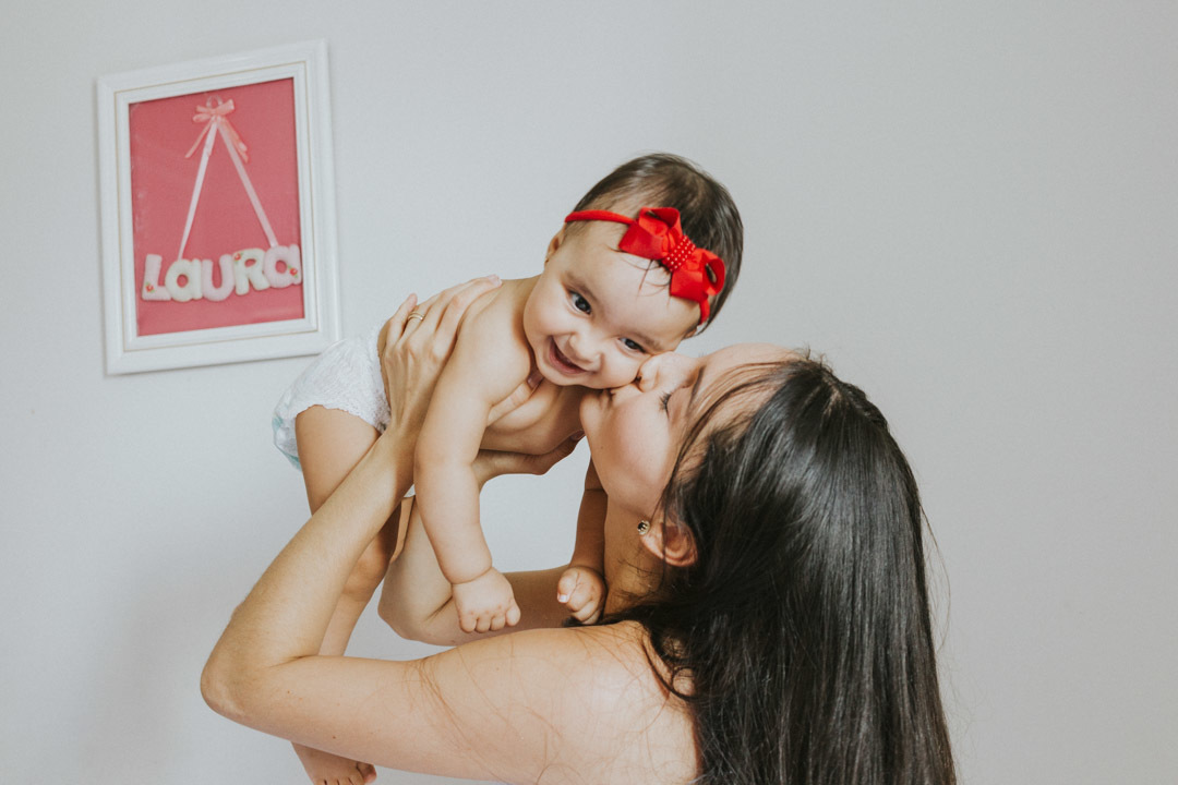 Beijo gostoso na mamãe