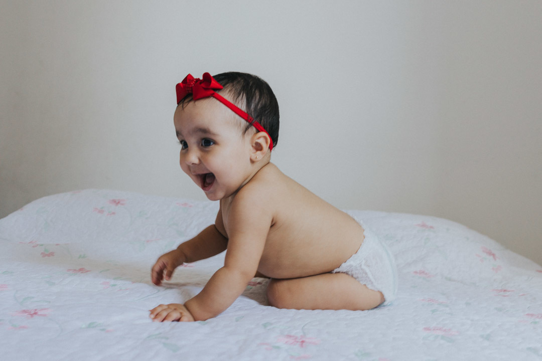 Bebê sorrindo