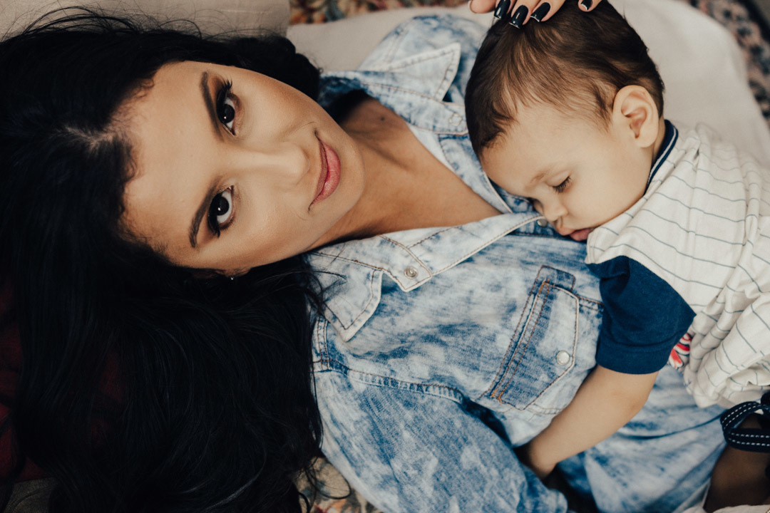 Mãe com bebê