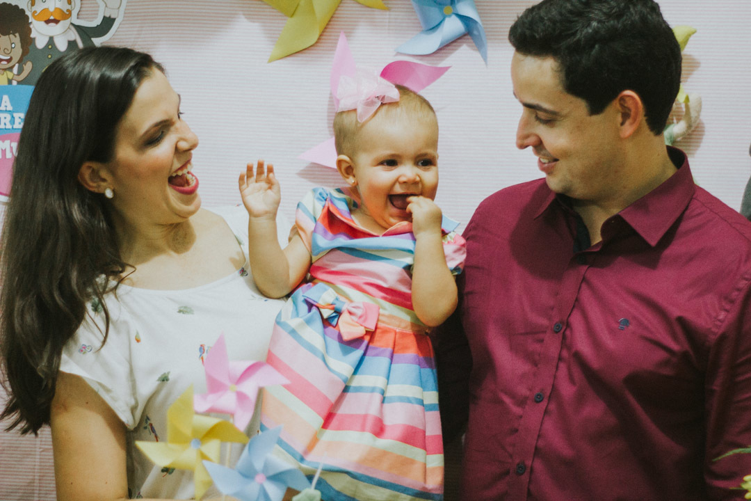 Família sorrindo
