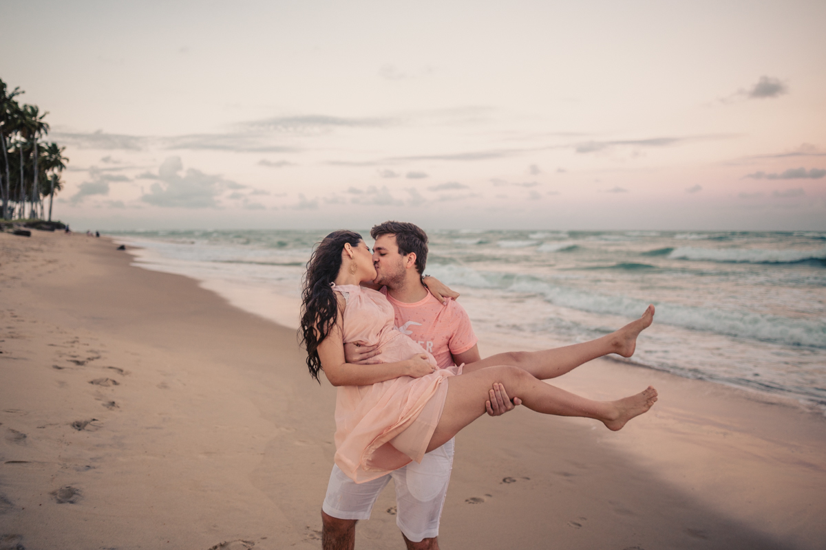 Beijo na praia