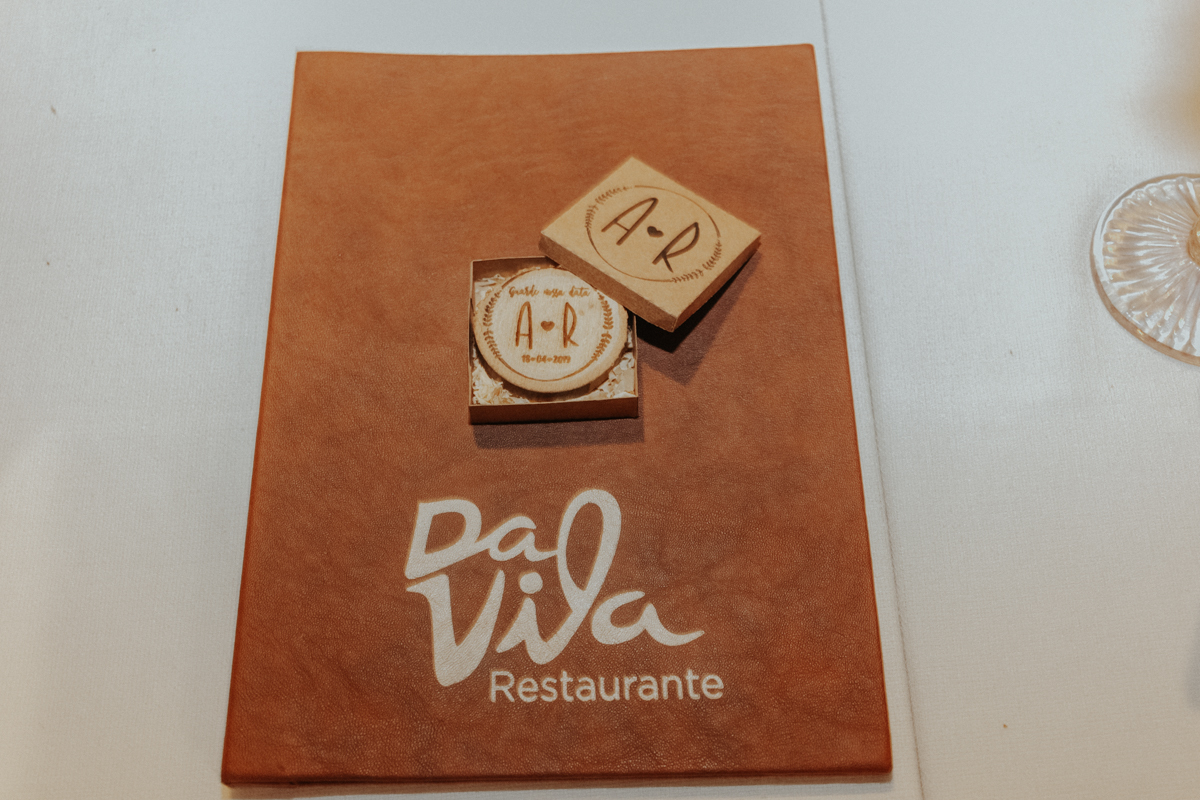 noivado em restaurante