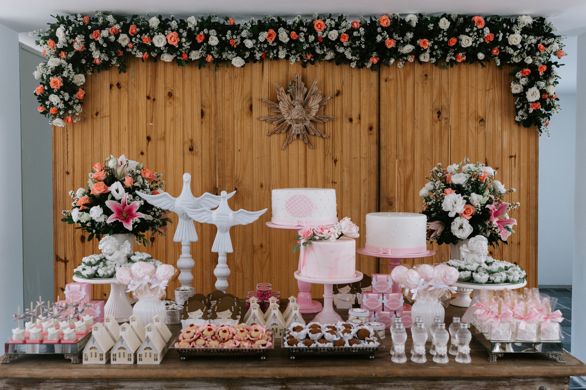 decoração de batizado
