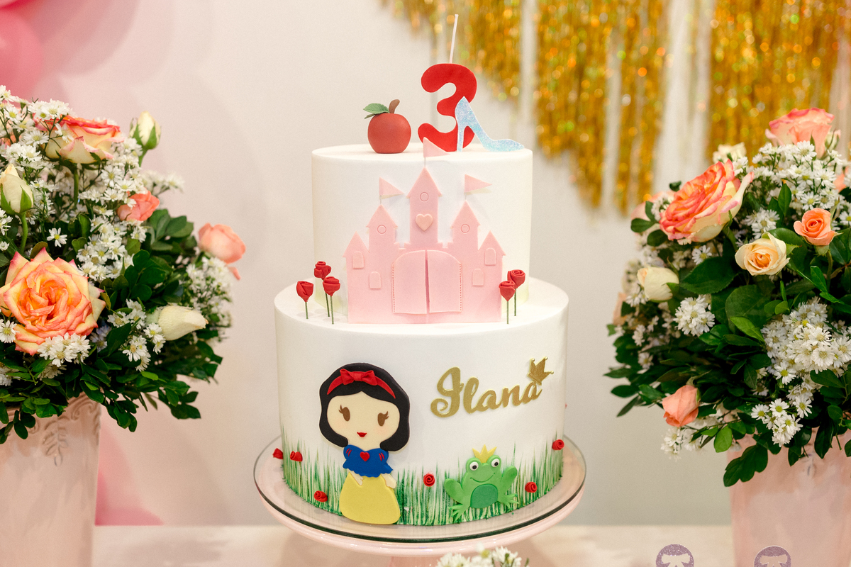 bolo infantil princesas