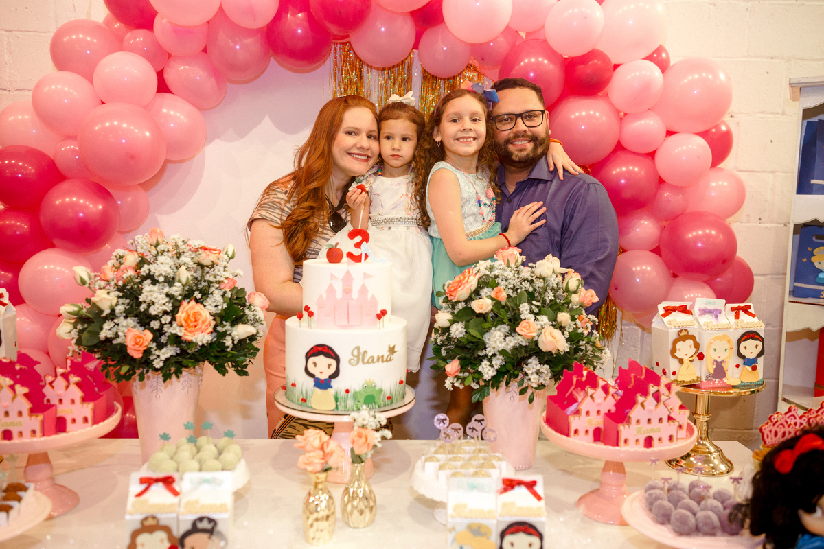 família no aniversário