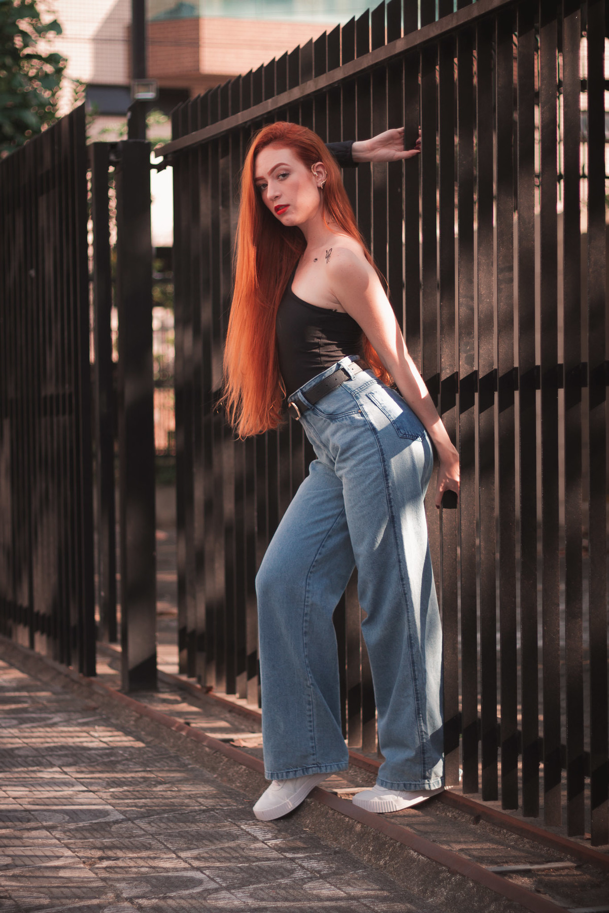 Ensaio fotográfico feminino na cidade em Praia Grande - SP, fotógrafo Fernando Freire na baixada santista.
